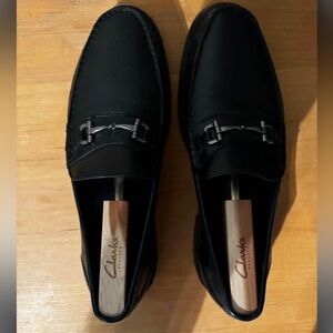 Cole Haan Men's Black Leather Slip-On Loafers